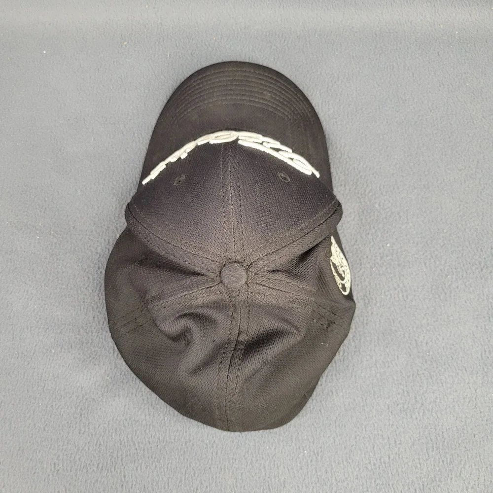 Titleist Golf Hat New Era Mens Small/Medium Black‎ Performance Stretch Cap Logo